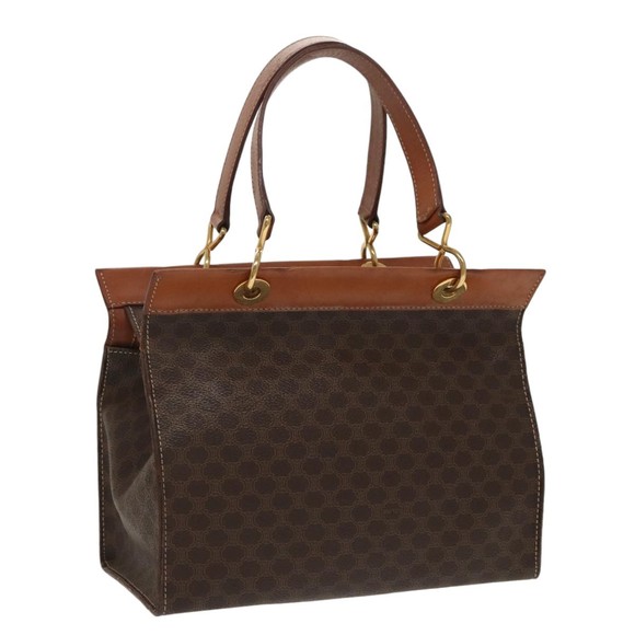 Celine Macadam Handbag Macadam with leather Brown Canvas - Picture 1 of 10